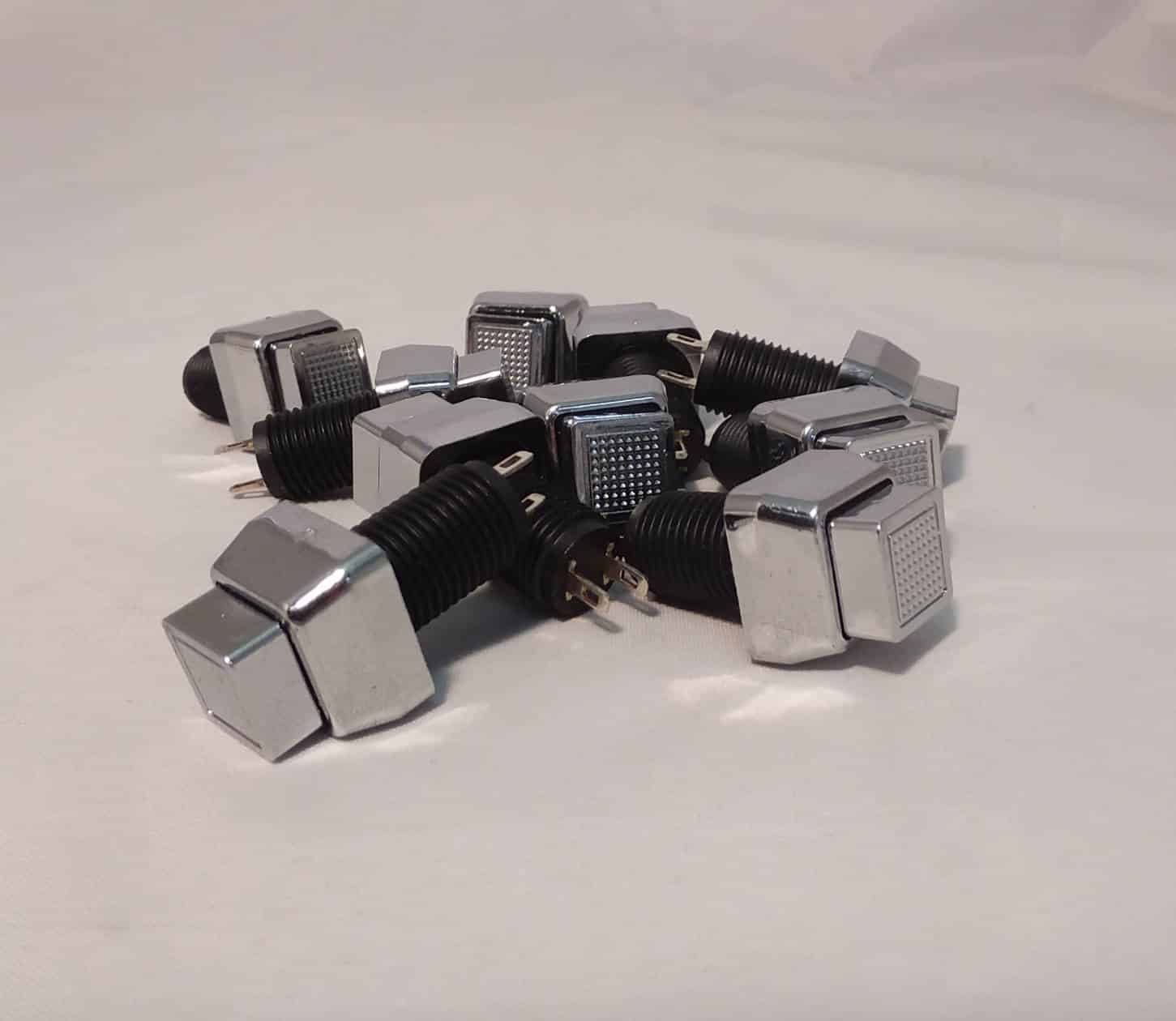 Chrome Push Button Switch 10 Pack — image 3