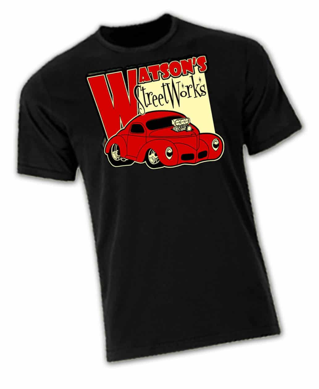 Watson’s StreetWorks Black Automotive T-Shirt